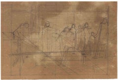Figure - Disegno di Luigi Galli - Fine XIX secolo