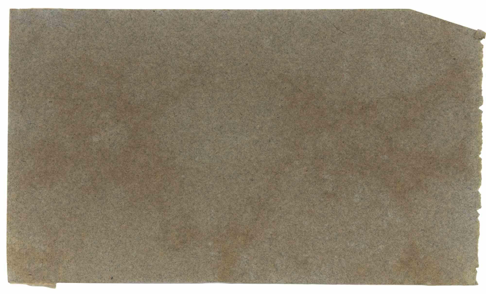 Visage de femme  - Dessin de Luigi Galli - Fin du 19e siècle en vente 2