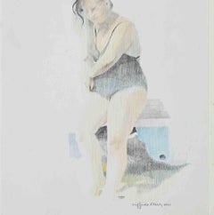 Woman - Drawing by Sigfrido Oliva - 1990