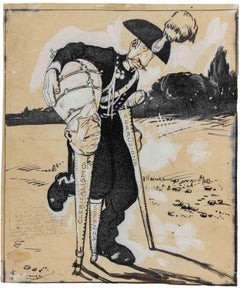 Violence-Corruption-Clericalism - Drawing by Gabriele Galantara - 1908
