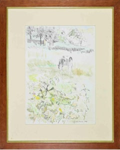 Landscape Drawings and Watercolors