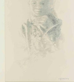 Portrait - Drawing by Sigfrido Oliva - 1980s