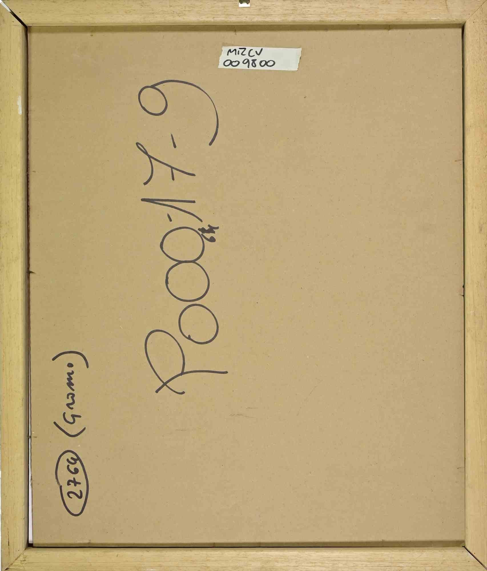 Nudo reclinato - Disegno di Giovanni Gromo - Anni '80 in vendita 2