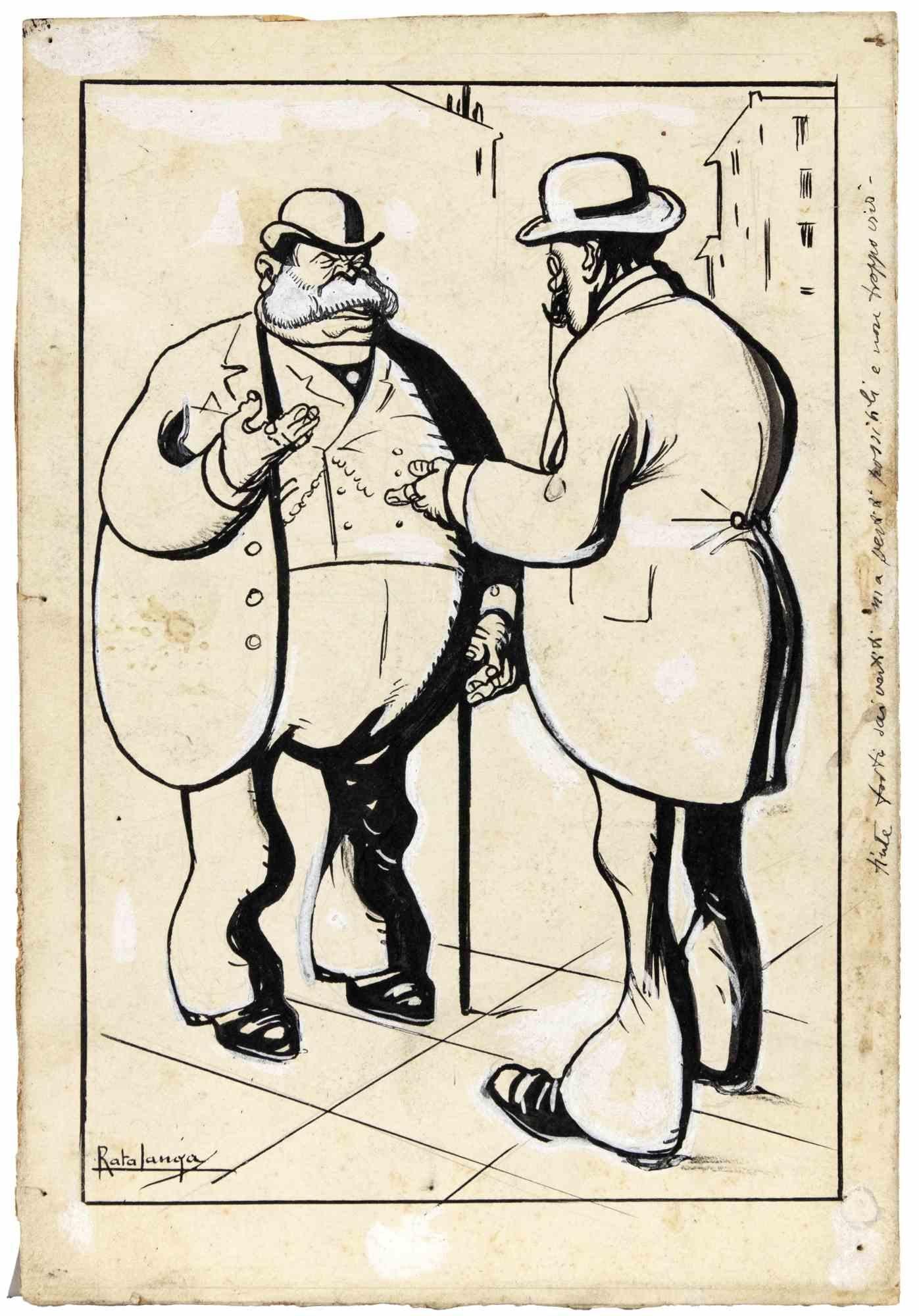 Temo che le Rivelazioni dell'Avanti.. - Drawing by Gabriele Galantara - 1904
