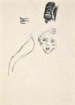 Nel Brodel - Disegno di Mino Maccari - 1945 ca.