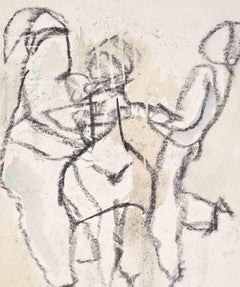 The Dance - Drawing by Mino Maccari - 1980