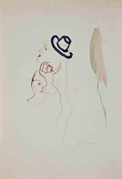 Study for Dance - Drawing by Mino Maccari - 1950 ca.