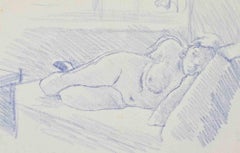 Nudi reclinati - Disegno di Mino Maccari - 1934