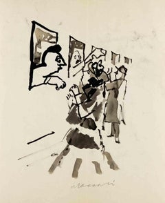 Watercolor Figurative Drawings and Watercolors