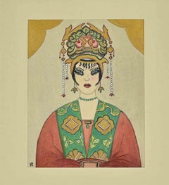 Boceto Para Turandot - Dibujo - Principios Siglo XX