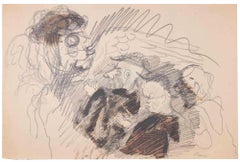 Castor Oil - Drawing by Mino Maccari - 1940s