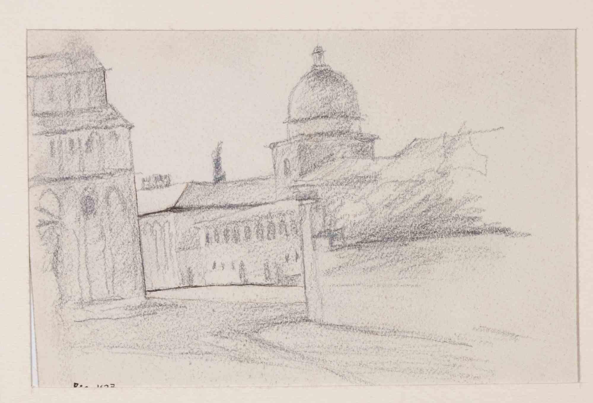 Penci drawing on paper realized by Mino Maccari in 1927.

Hand signed and dated lower left.

Matted, in very good condition.