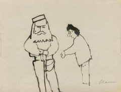 Garibaldi - Drawing by Mino Maccari - 1960 ca.