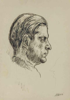 Portrait - Drawing by Mino Maccari - 1930 ca.