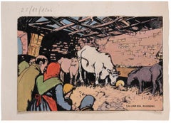 La Casa del Padrone - Drawing by Gabriele Galantara - 1904