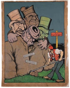 Né Reazione, né Rivoluzione - Drawing by Gabriele Galantara - 1908