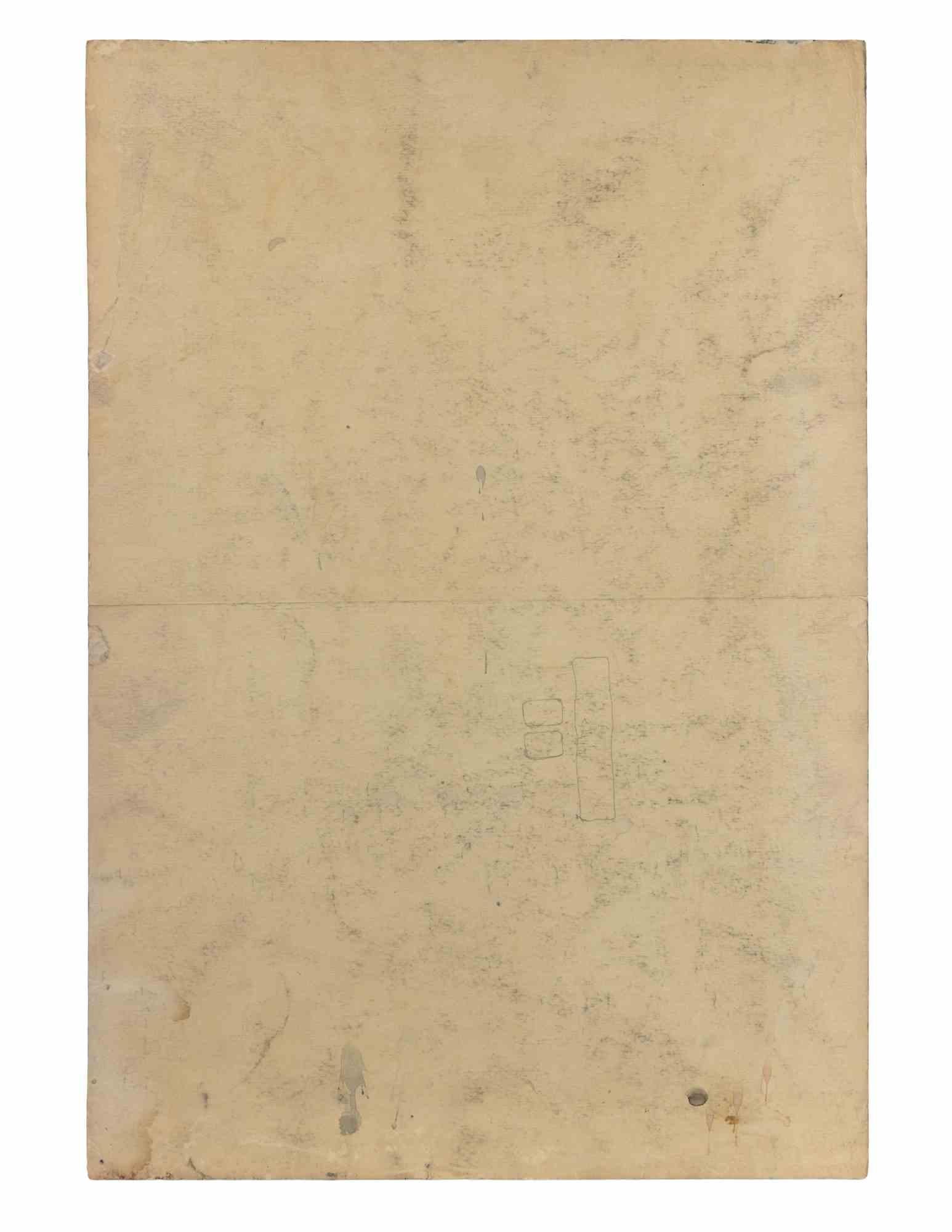 Porträt - Zeichnung von Svetlana Mihailova - Mitte des 20. im Angebot 1