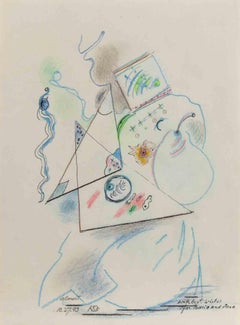 Abstract Composition - Mixed Media by Kurt Delbanco - 1993
