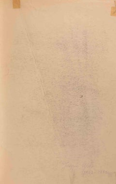 Ritratto di donna - Disegno di Jacques Hirtz - Metà del XX secolo