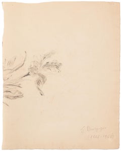 Pierrot - Zeichnung von Gustave Bourgogne - 1930er Jahre