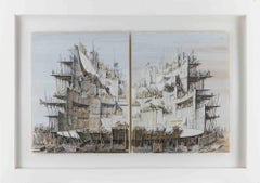 Landscape Drawings and Watercolors