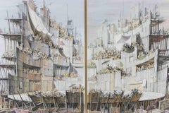 Le Grand Theatre - Disegno di Fabrizio Clerici  - 1947