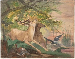 Landscape Drawings and Watercolors