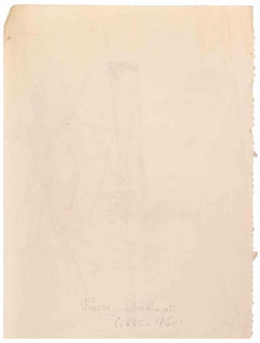 Portrait - Drawing by Pierre Olivier Dubaut - Mid-20th Century