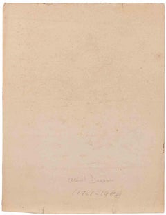 Akt - Zeichnung von Albert Decaris - Mitte des 20. Jahrhunderts