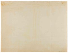 Villa Ravà - Skizze für eine Bibliothek - Zeichnung von Marcello Piacentini - 1920er Jahre