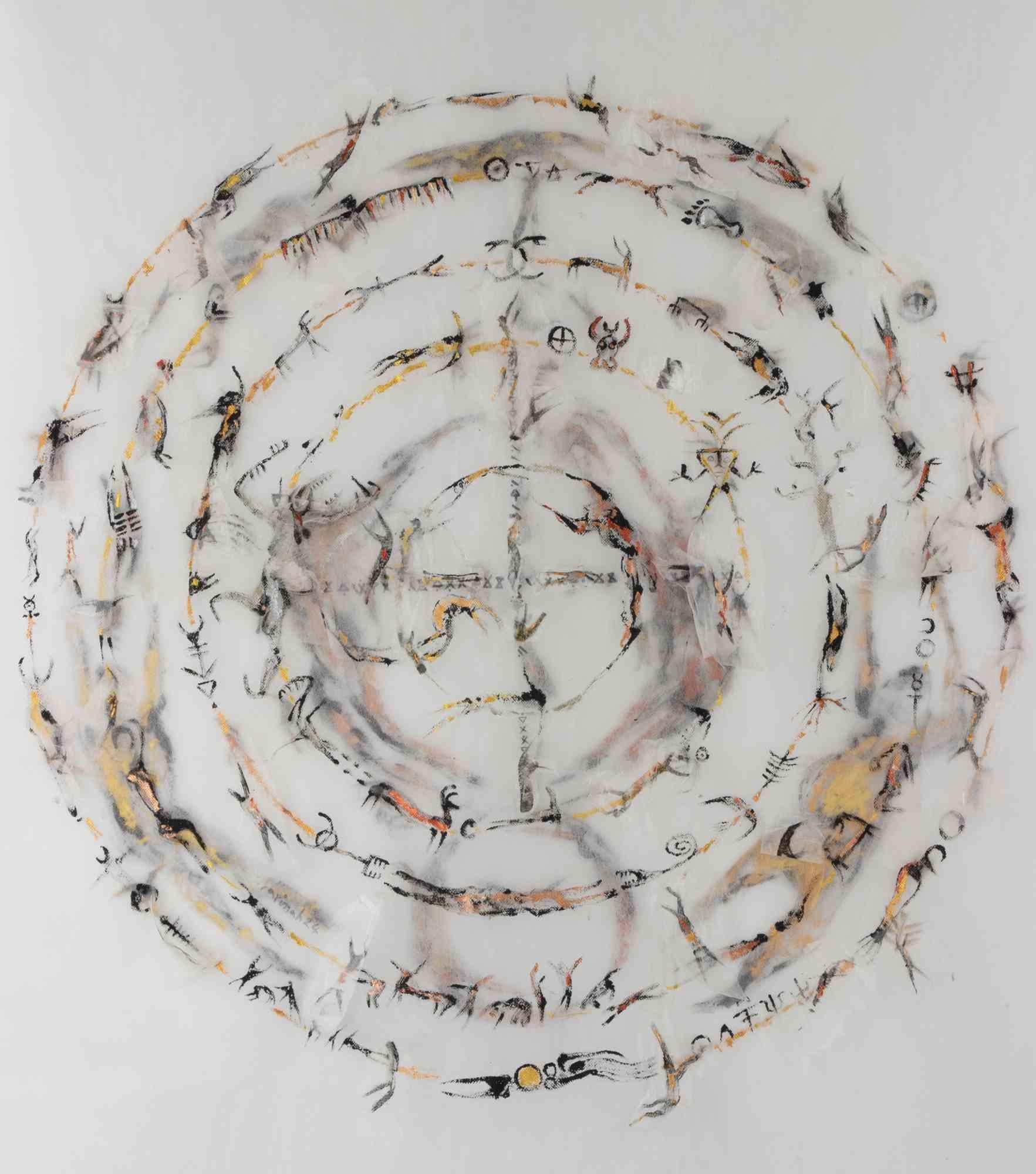 Composizione - Pittura di Parimah Avani - 2024 in vendita 1