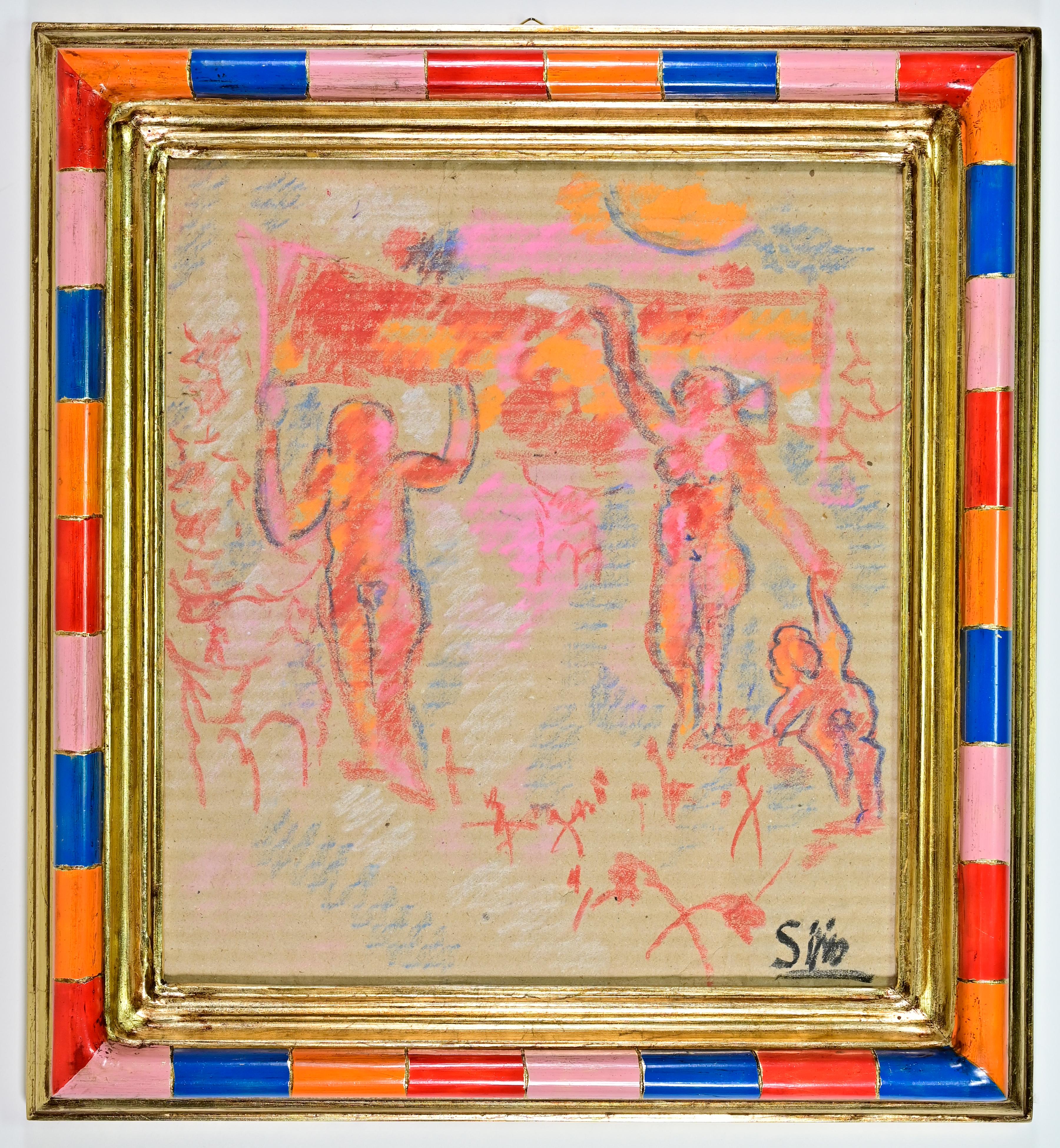 Celebration - Drawing by Sirio Pellegrini - 1960s