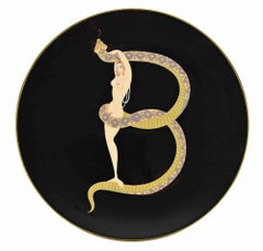 B Plate - The Alphabet after Erté - 1986