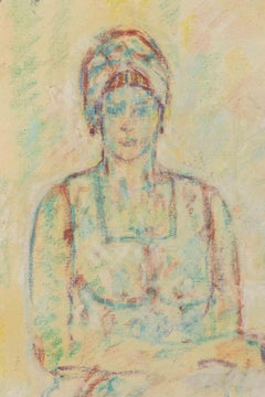 Porträt – Zeichnung von Sirio Pellegrini – 1975