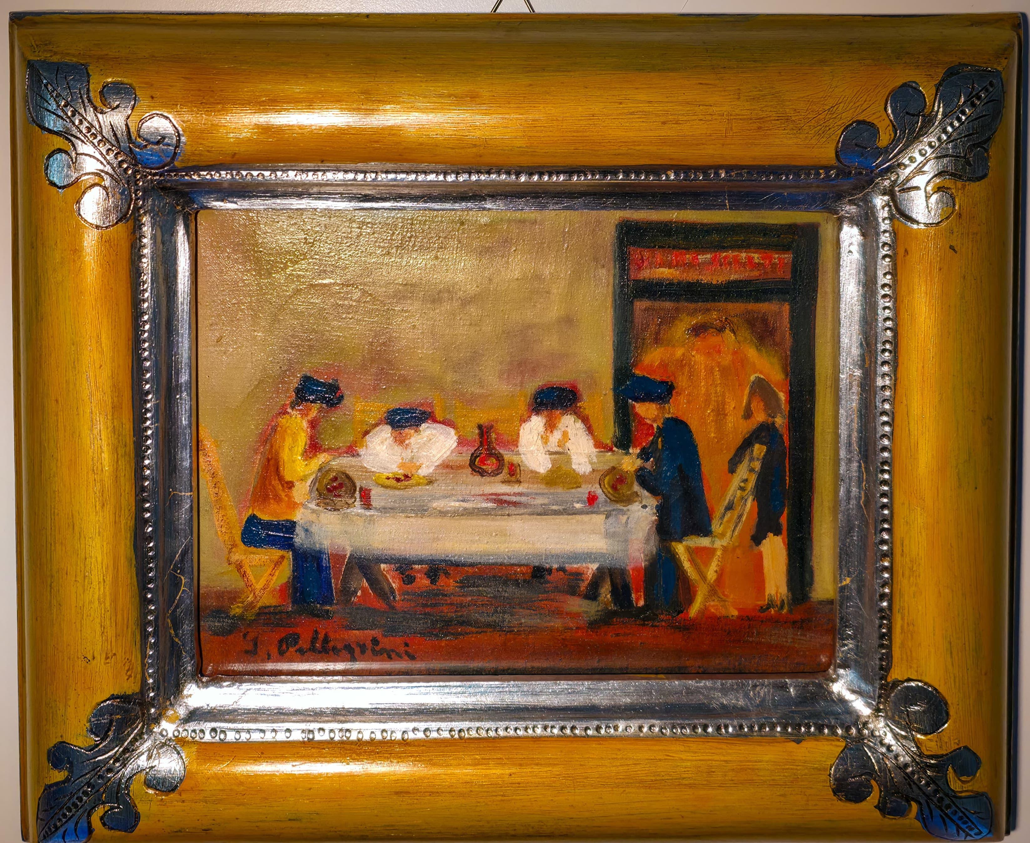 Óleo sobre lienzo realizado por Sirio Pellegrini en 1965.

Firmado a mano en la parte inferior izquierda.

Incluye un marco de madera de 32x37 cm.

Muy buen estado.

Sirio Pellegrini, nacido en Roma el 1 de marzo de 1922, de origen abruzo