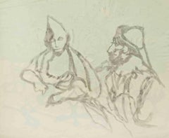 The Cossacks - Drawing by Mino Maccari - 1950s