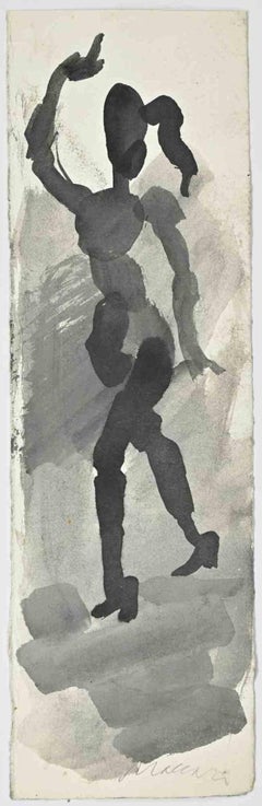 Figure - Drawing by Mino Maccari - 1980s