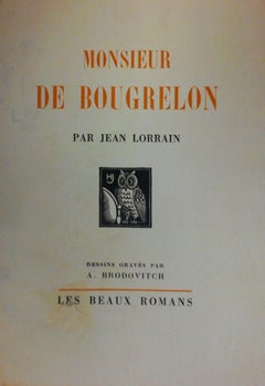 Monsieur De Bougrelon - Volume by Jean Lorrain - 1928