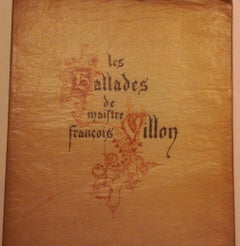 Les Ballades de Maitre Francois Villon - Rarebook - 1919