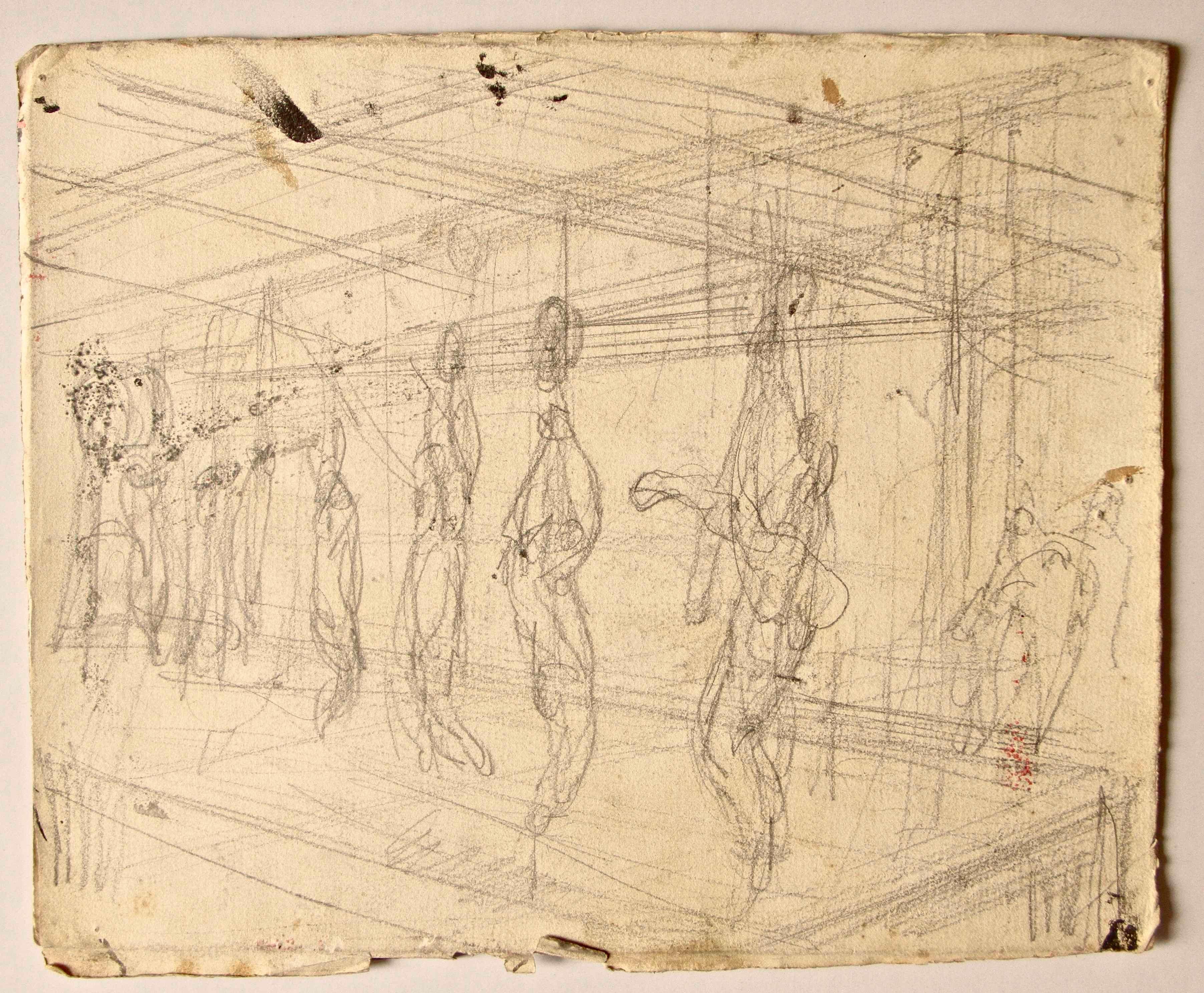 Condannati-Sentenced - Drawing by Gabriele Galantara - 1910ca