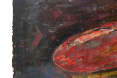 Fish - Oil Paint by Sirio Pellegrini - 1960s