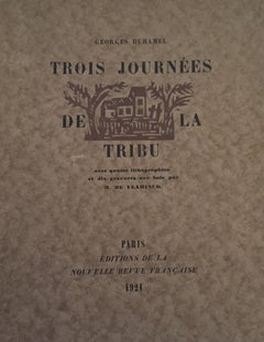 Trois Journées de la Tribu - Rare Book by Maurice de Vlaminck - 1920s