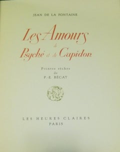 Les Amours de Psyche et de Cupidon - Rare Book by Paul Emile Bécat - 1950s
