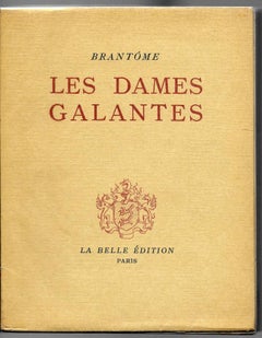 Les Dames Galantes-Two volumes - Rare Book by Raoul Serres - 1950s
