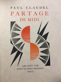 Partage de Midi - Rare Book by Paul Claudel - 1928