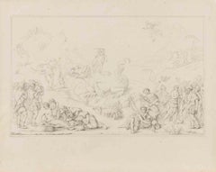 Mythological Scene with ...-Etching by Bernardino Nocchi-Early 19th Century