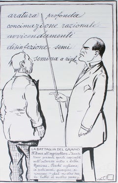 La batalla del trigo - Dibujo de Luccio - 1925 ca