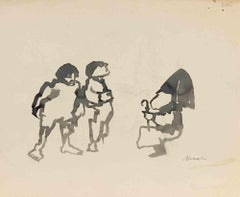 Il piccolo gerarca - Disegno di Mino Maccari - Anni '50