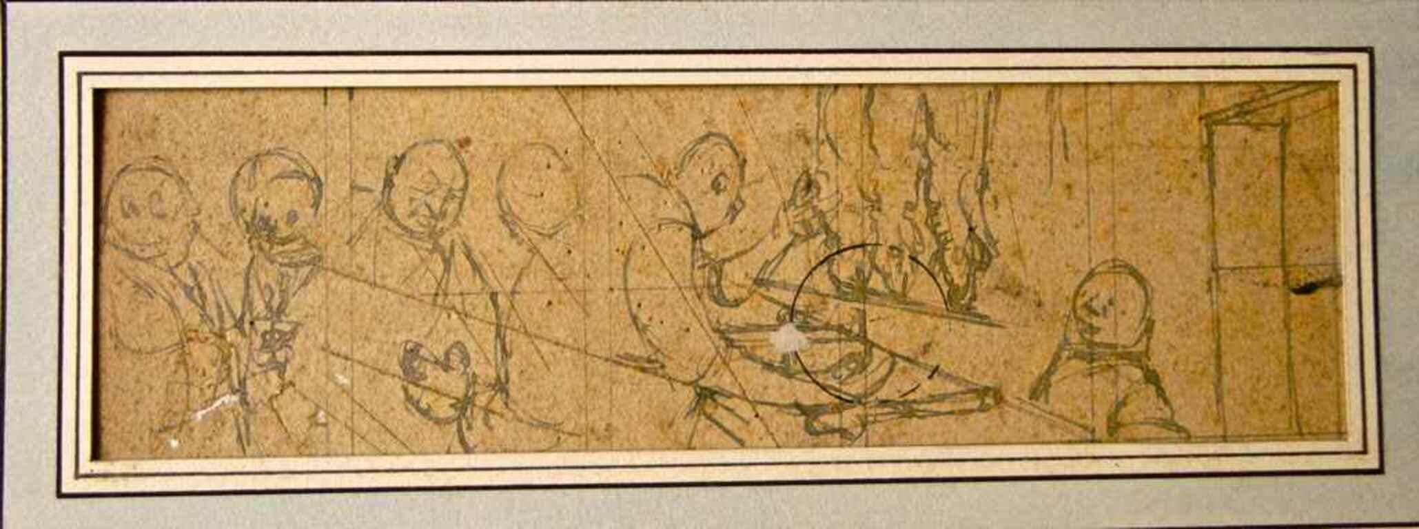 Il mercato - Disegno di Gabriele Galantara - 1907 circa