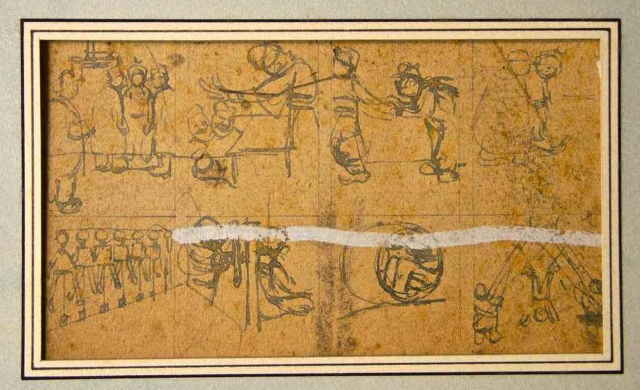 Schizzo - Disegno di Gabriele Galantara - 1907 circa